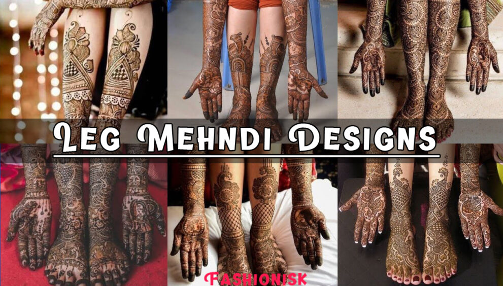 Leg Mehndi Design