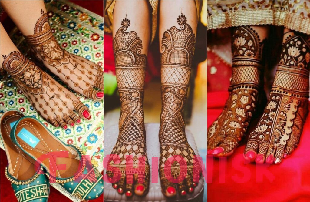 Leg Mehndi Designs