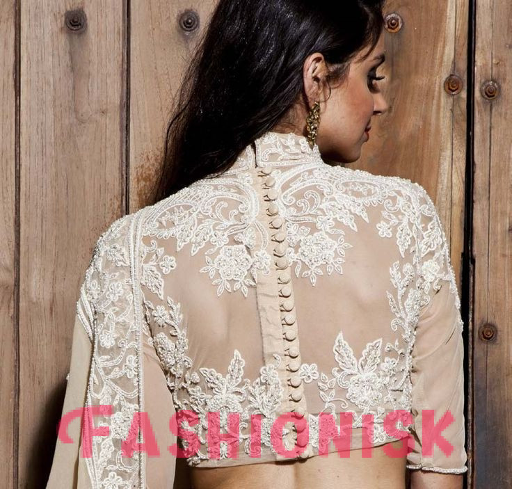 Net Blouse Back Design