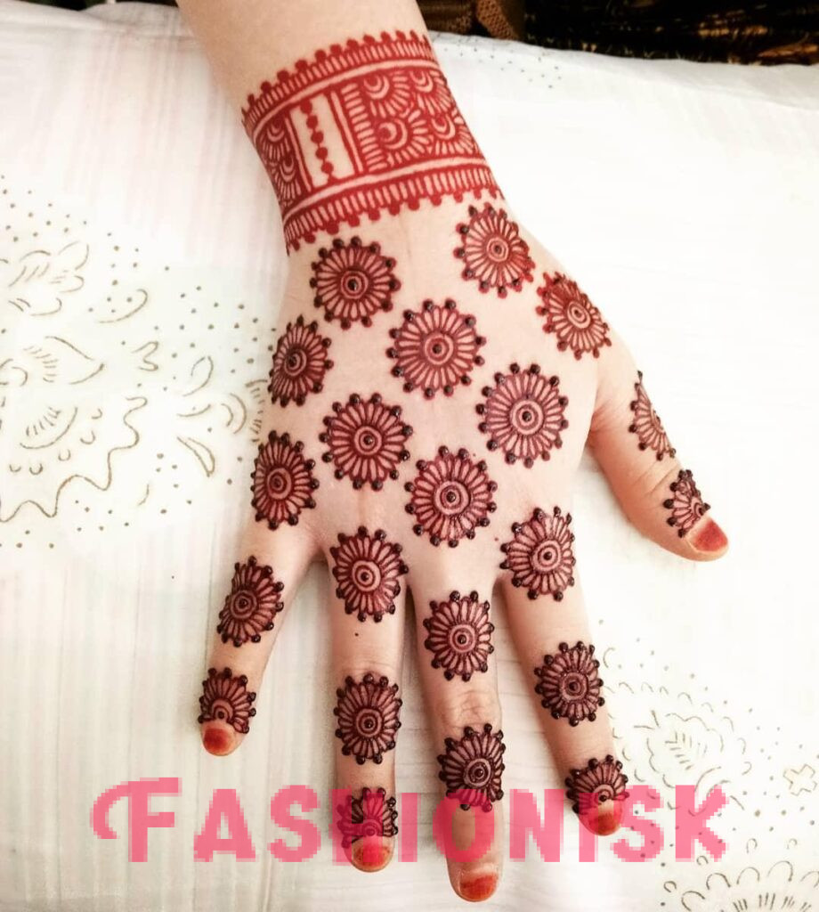 Small Flower Mehndi Designs