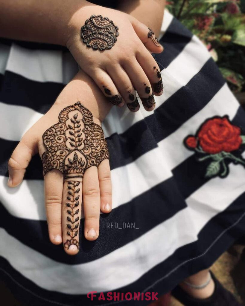 Arabic Mehndi Designs for Kids