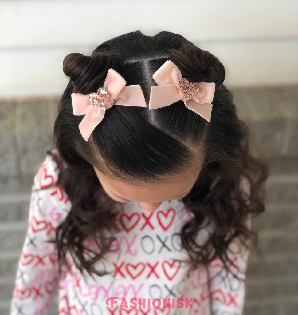 Double Bun Baby Girl Hairstyles