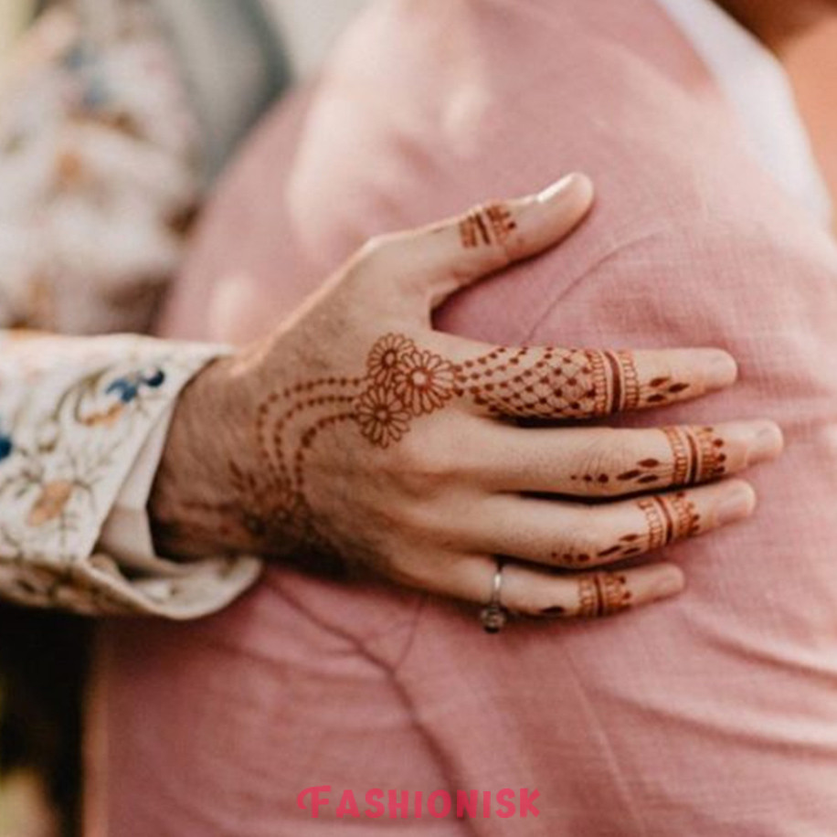 Groom Mehndi Design Back Hand