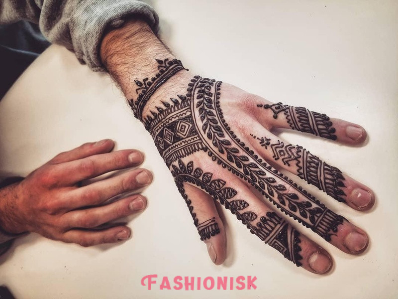 Groom Mehndi Designs Back Hand