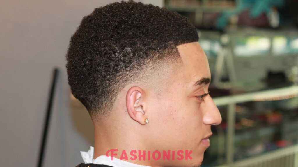 Low Taper Fade with Twisted Curls
