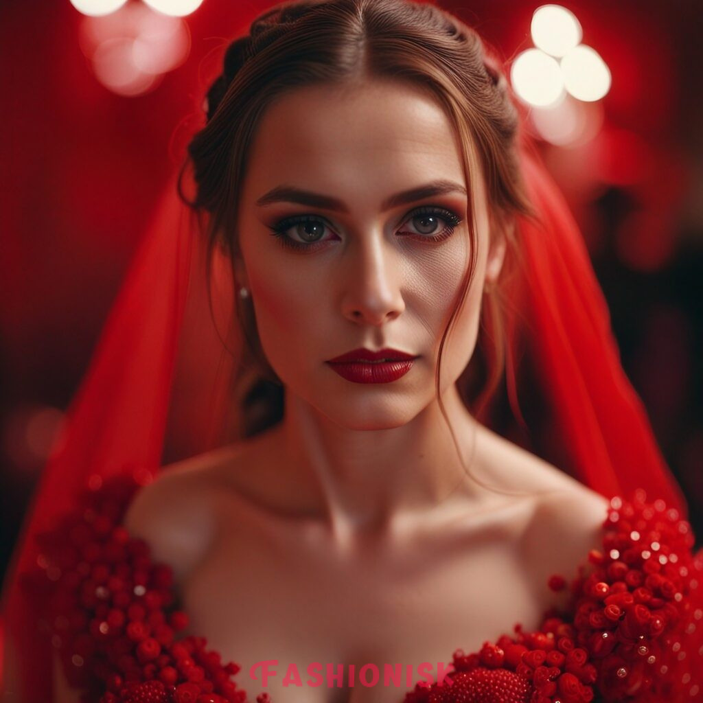 Red Bridal Eye Makeup