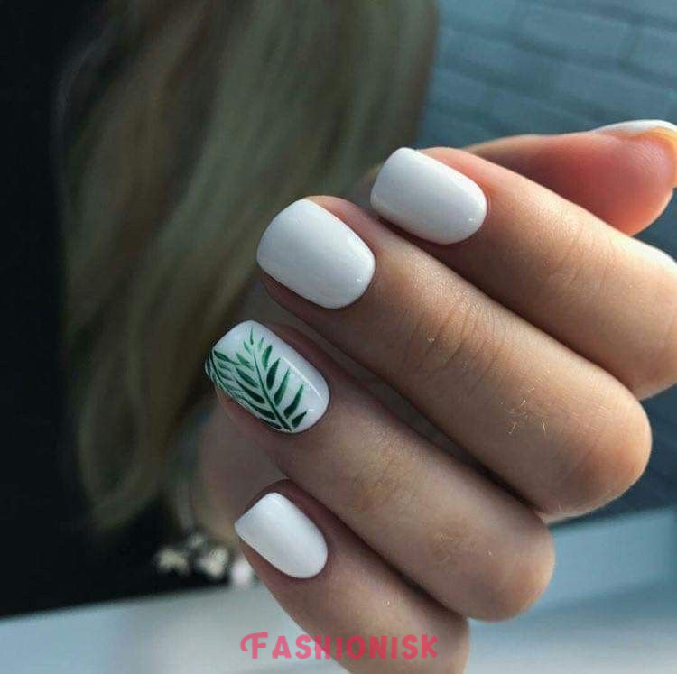 White beach nail designs