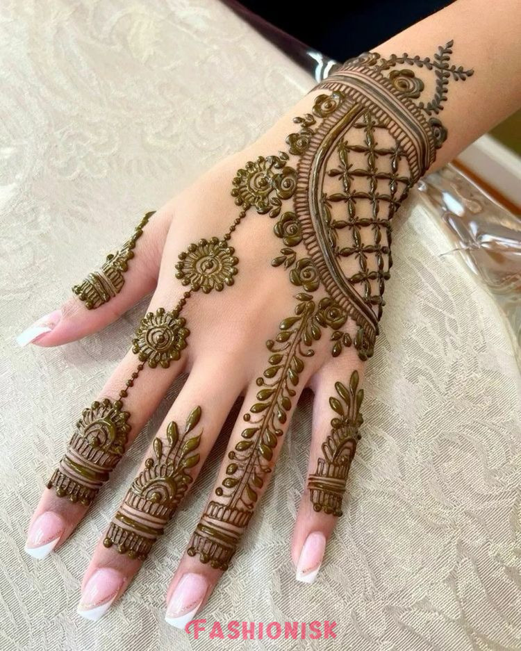 Arabic Mehndi Designs for Raksha Bandhan