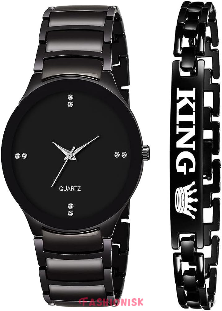 Black Chain Watches for Men