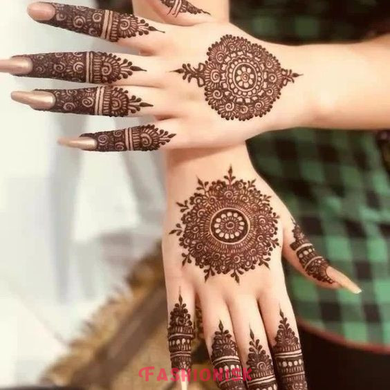 Bridal Circle Mehndi Design