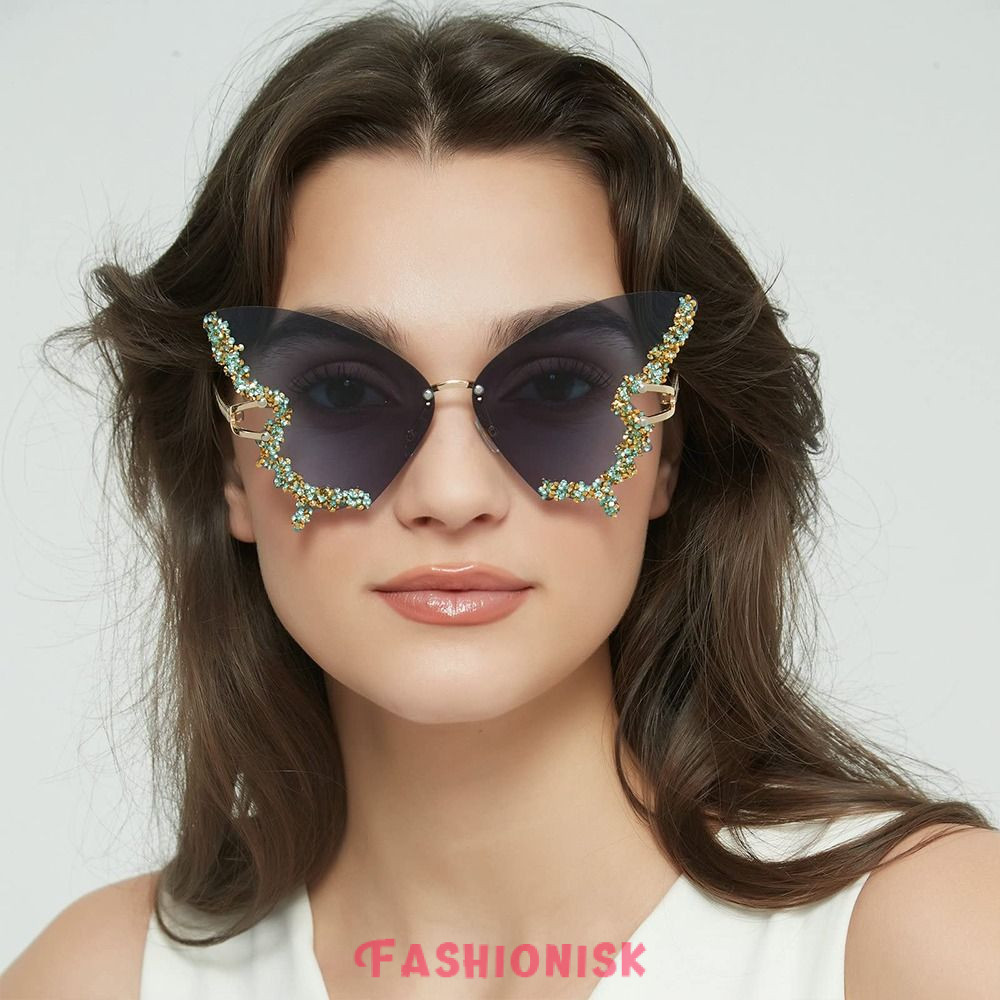 Butterfly Sunglasses for Oval Face Women