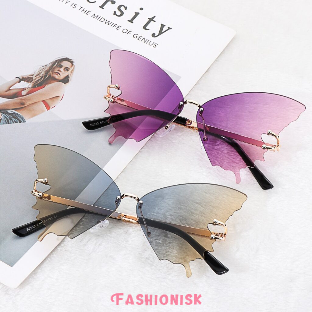 Butterfly Sunglasses for Oval Face Women