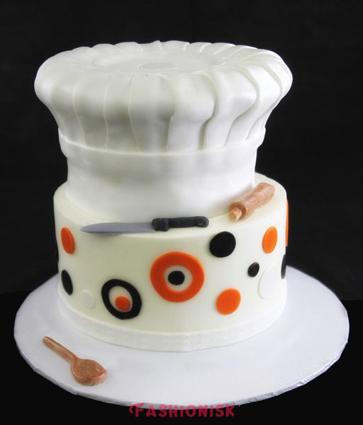 Culinary Chef Hat Teachers Day Cake Design