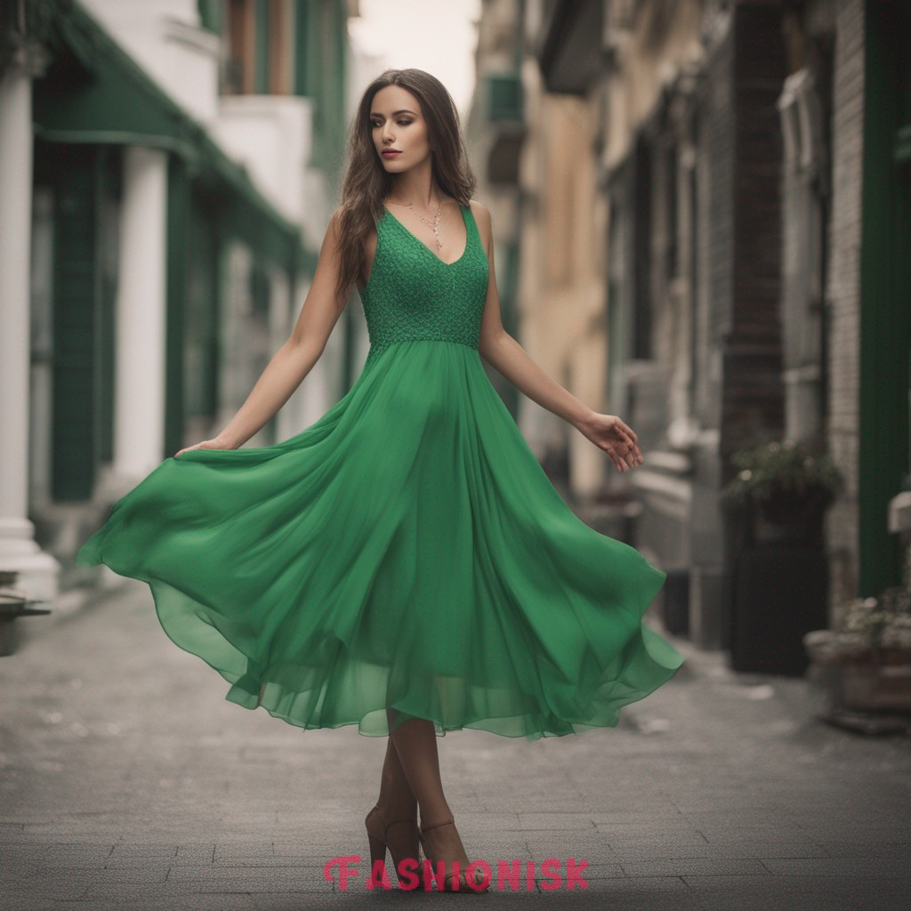 Green Homecoming Dress