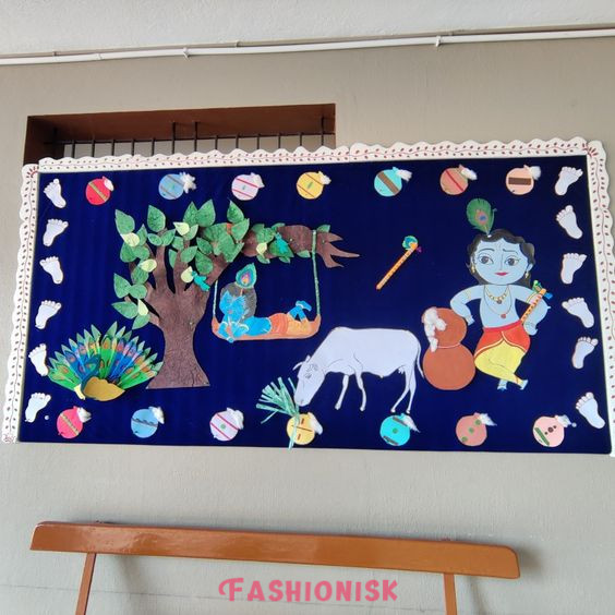 Janmashtami Board Decoration