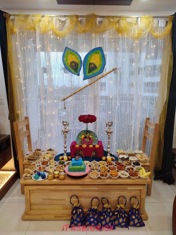 Janmashtami Decoration at Home