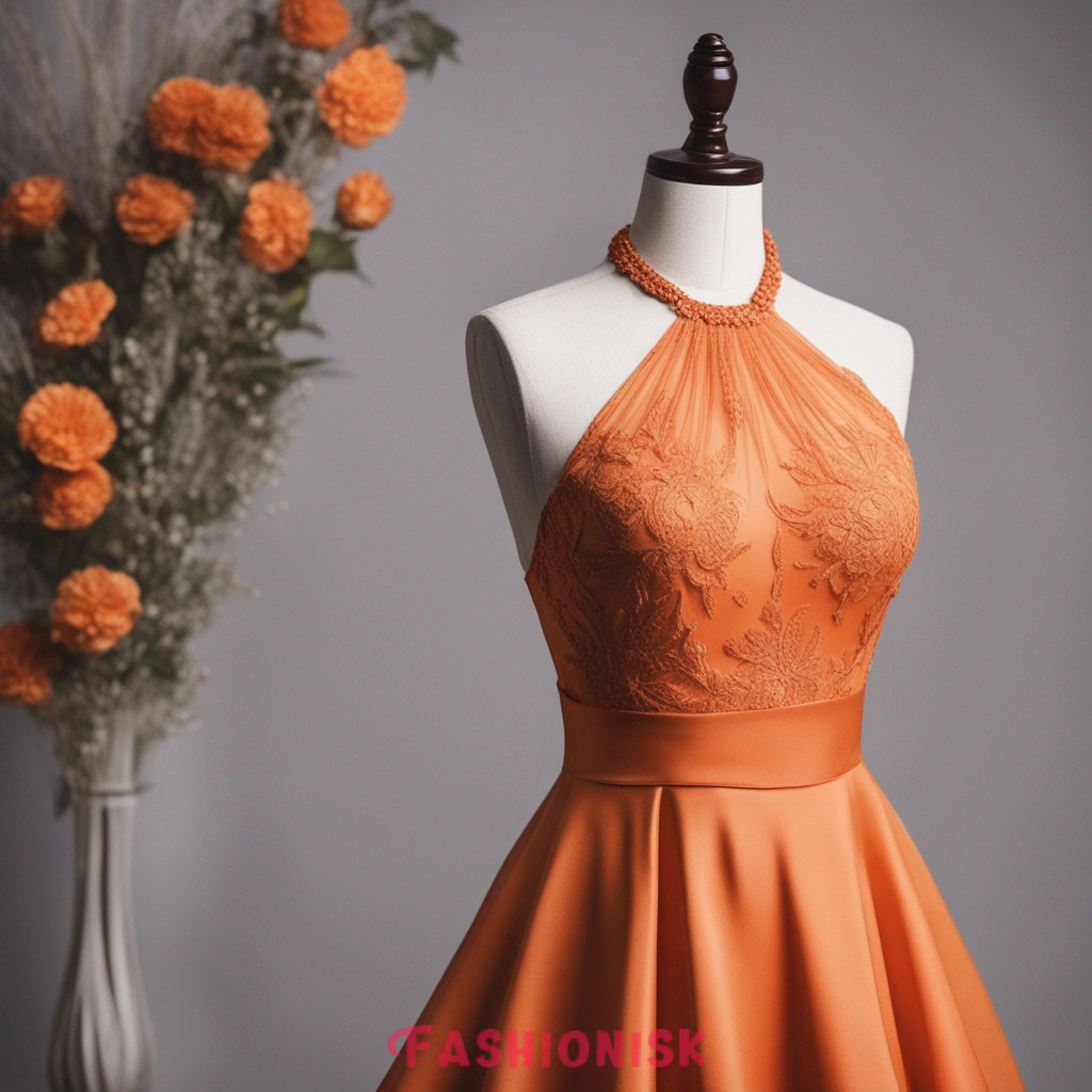 Orange Homecoming Dress