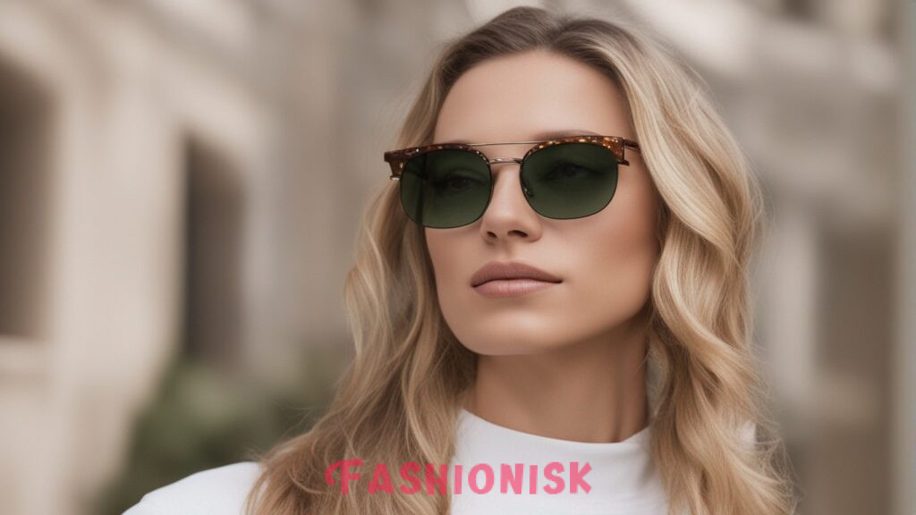 Semi-Rimless Sunglasses