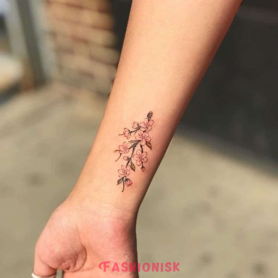 Side Wrist Tattoo for Girls