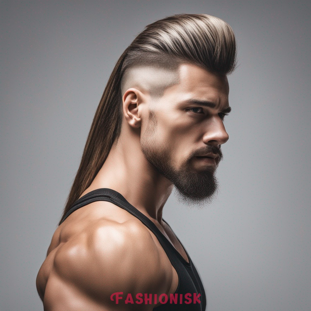 Straight and Sleek Mullet