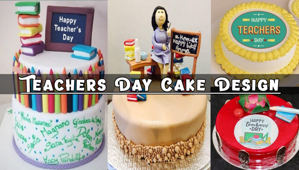 Teachers Day Cake Design