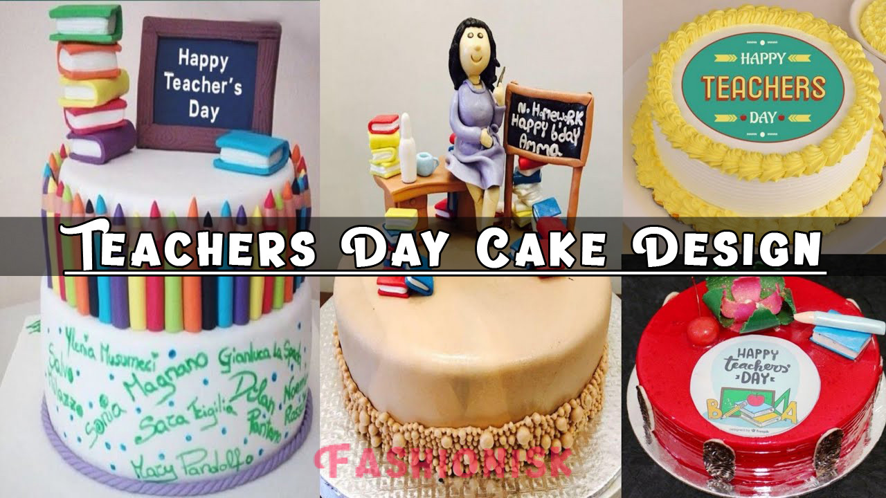Designer Cake For Teacher | bakehoney.com
