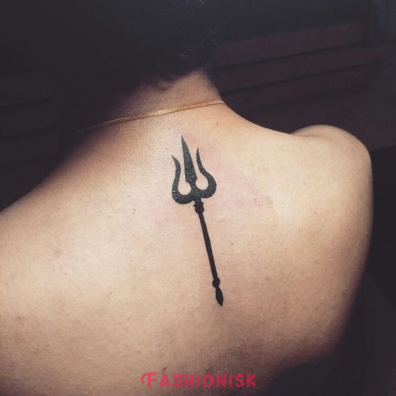 Trishul Tattoo for Girl