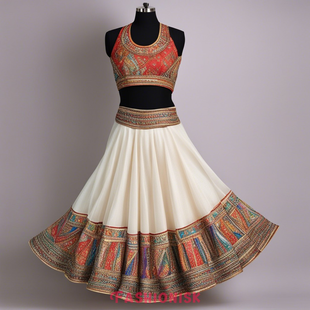 Crop Top and Skirt Navratri Dress Ideas