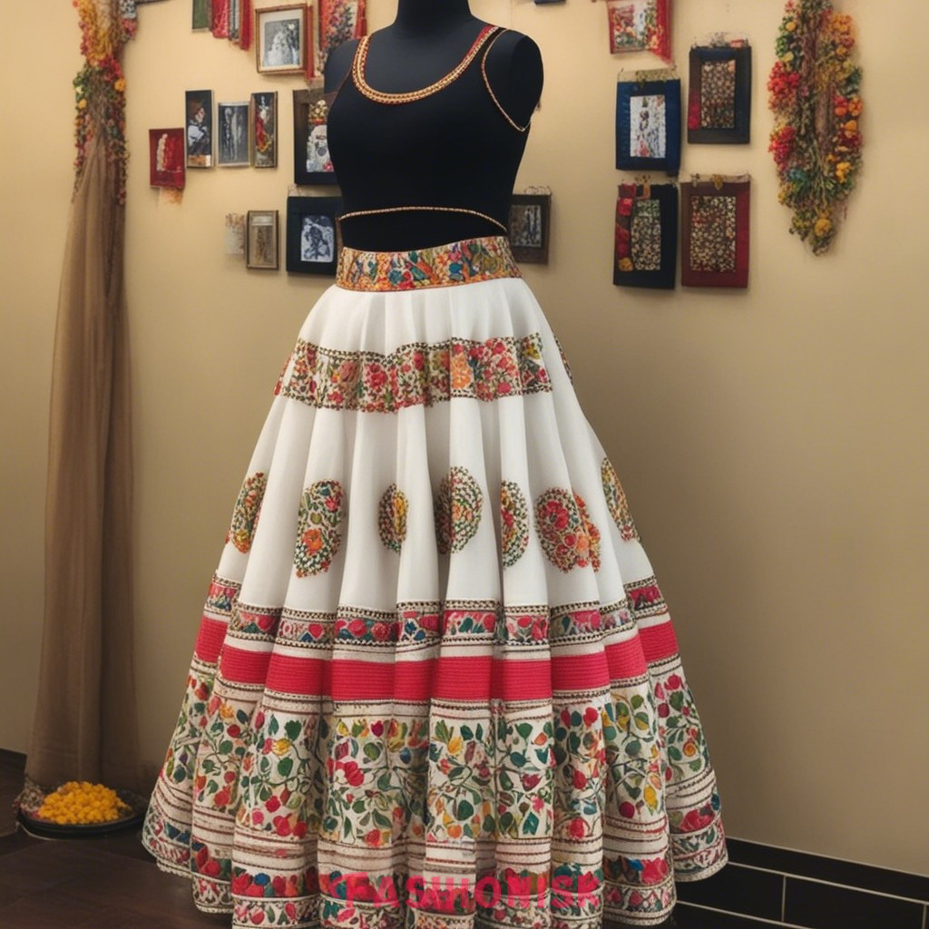 Crop Top and Skirt Navratri Dress Ideas