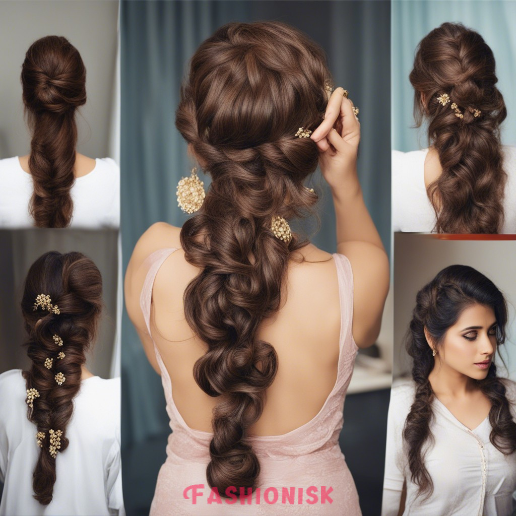 Easy Hairstyles for Saree