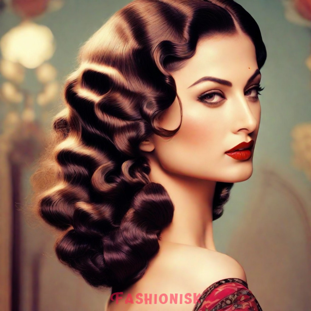 Finger Waves bollywood retro hairstyles