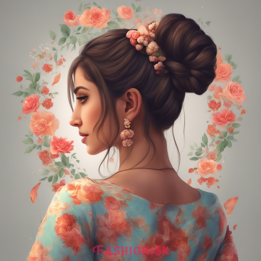 Floral Bun Twist