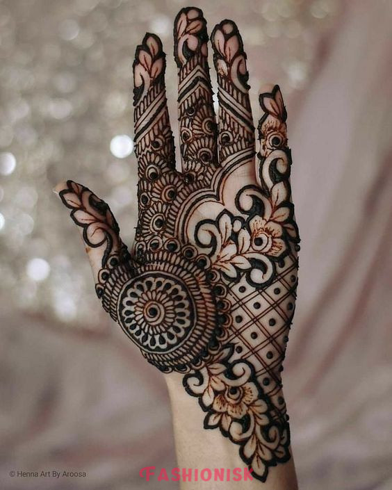 Front Hand Mehndi Design for EID