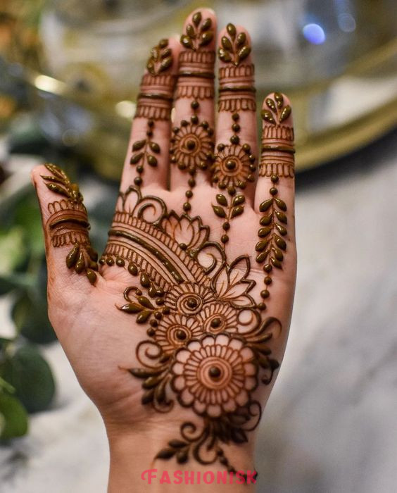 Front Hand Mehndi Design for EID