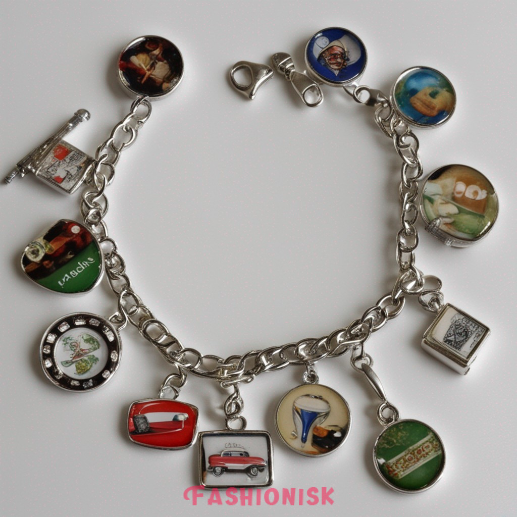 Hobbies and Interests Italian Charm Bracelet