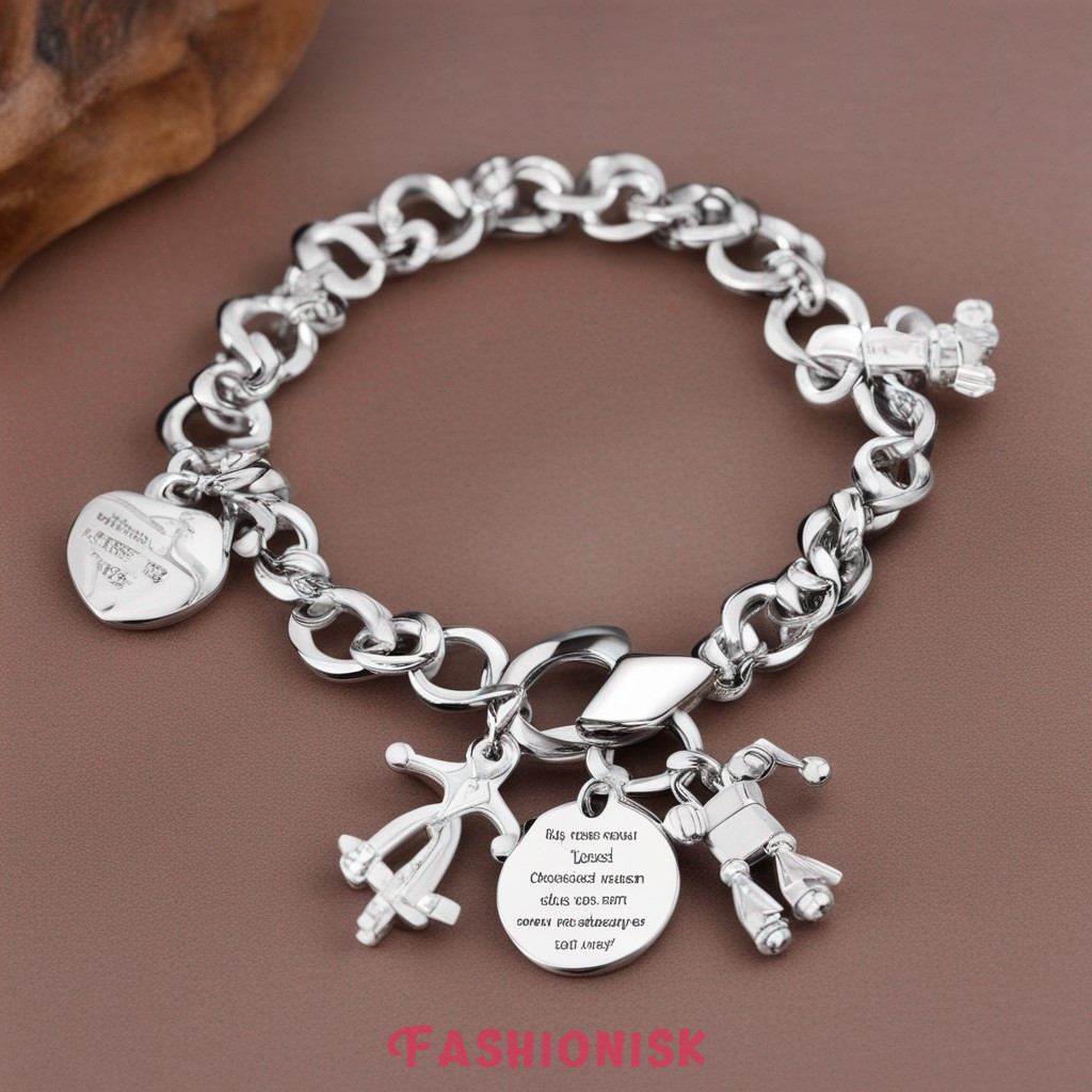 Laser Italian Charm Bracelet