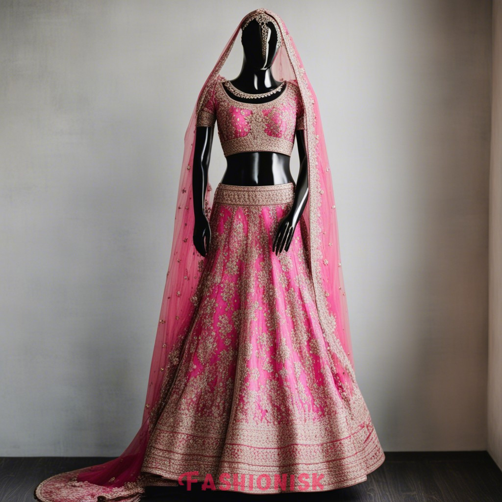 Pink Bridal Lehenga