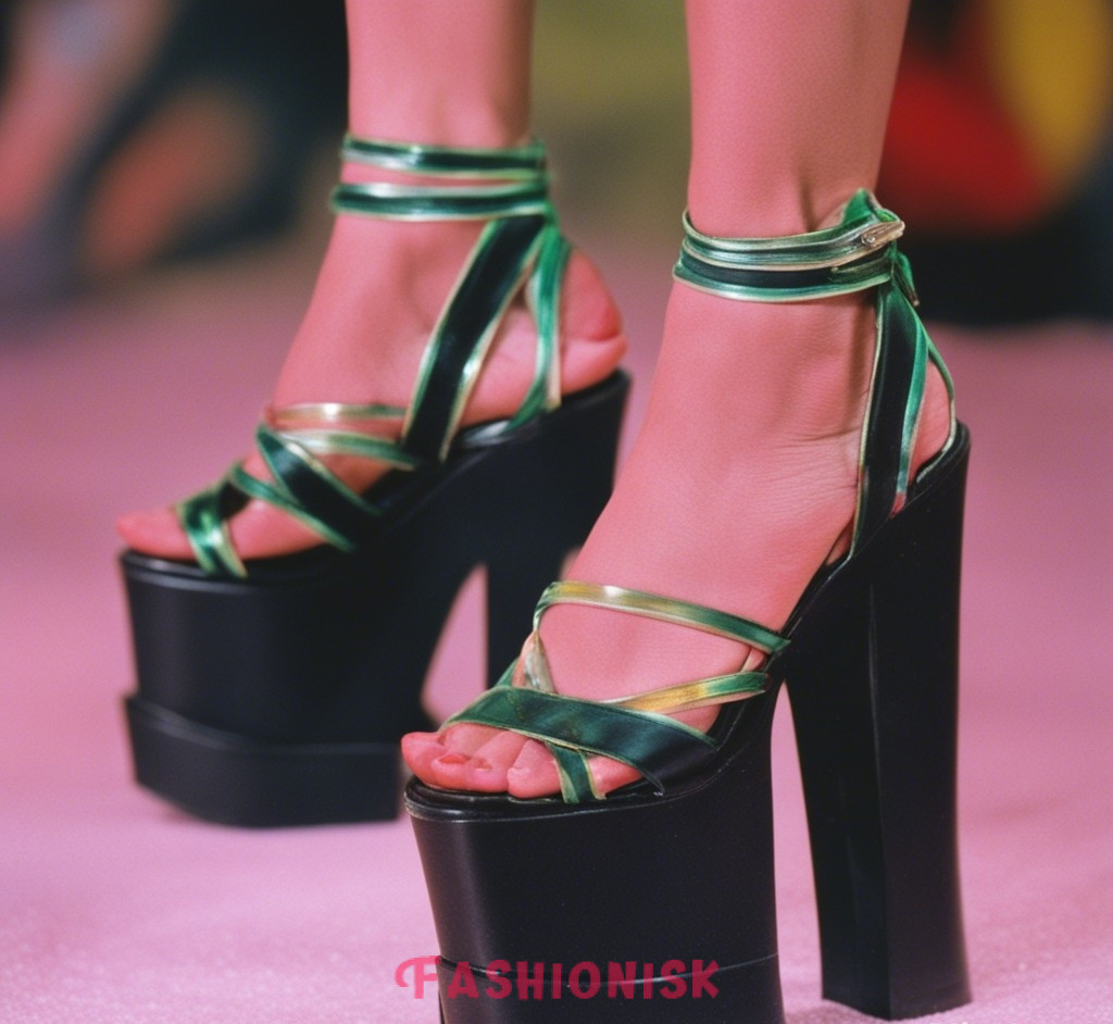 Platform Shoes 90s rave look Hollywood