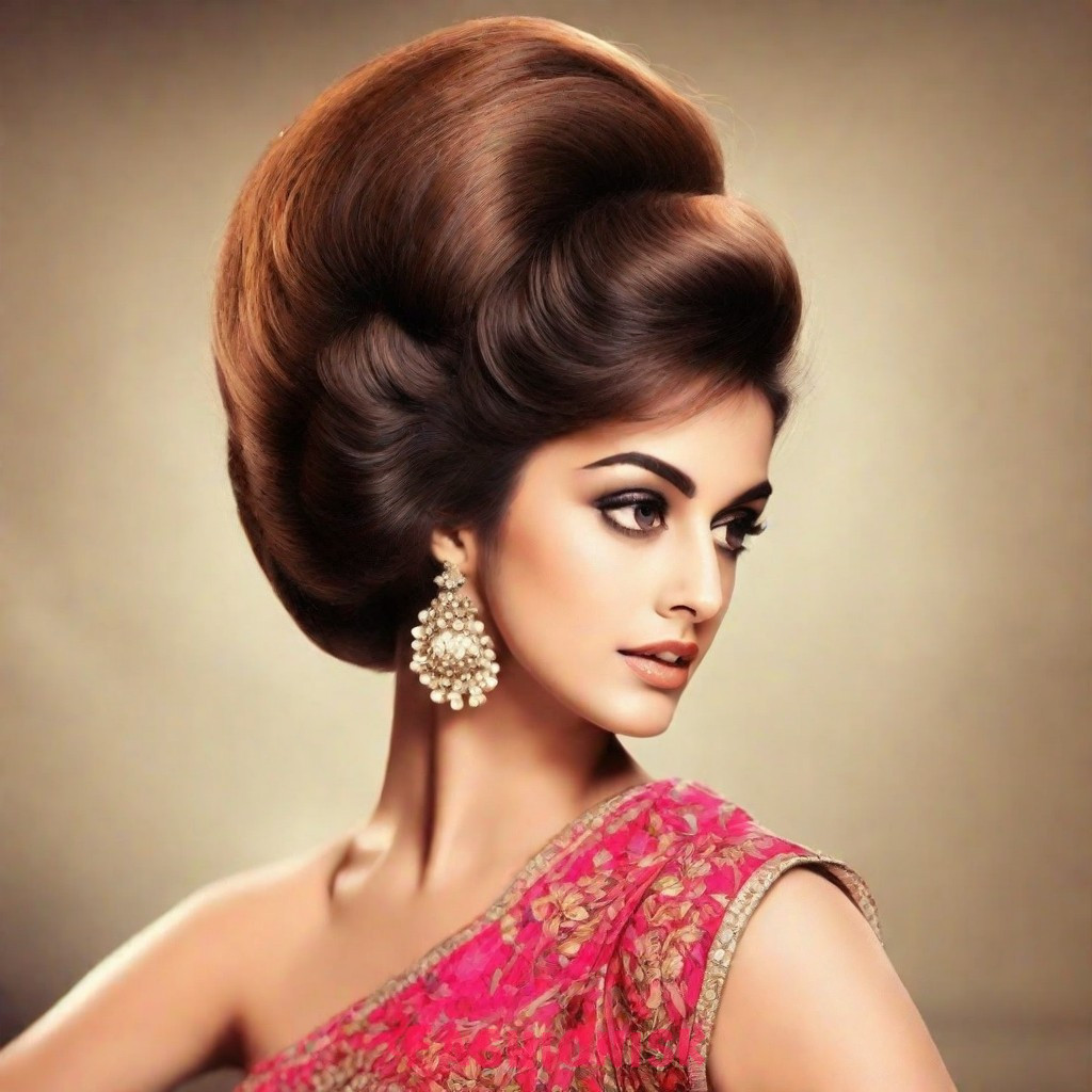 The Bouffant bollywood retro hairstyles