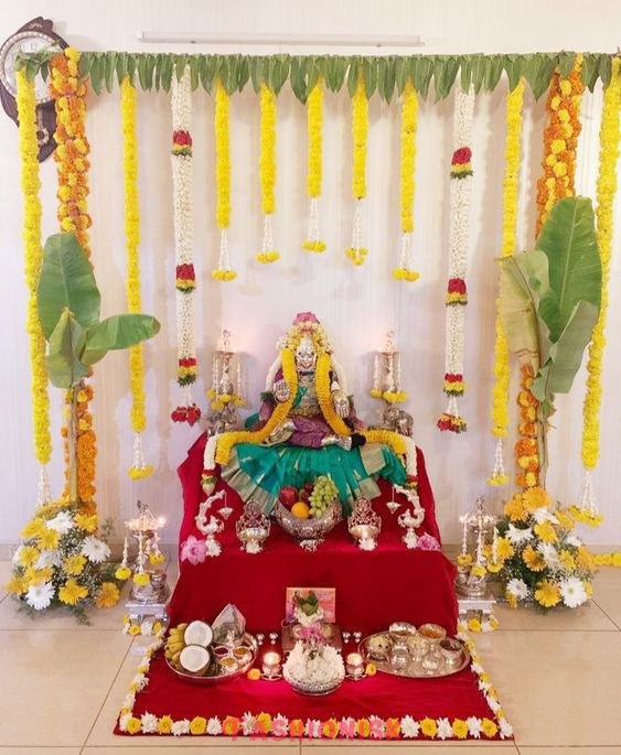 Traditional Ganapati Decoration