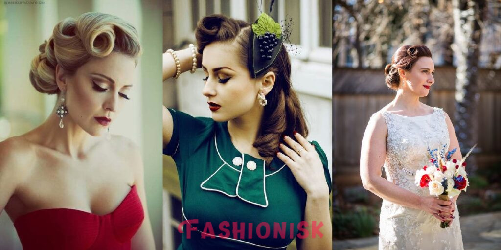 Victory Rolls bollywood retro hairstyles