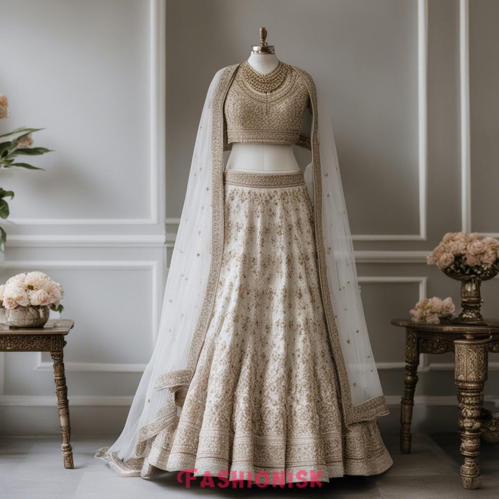 White Bridal Lehenga