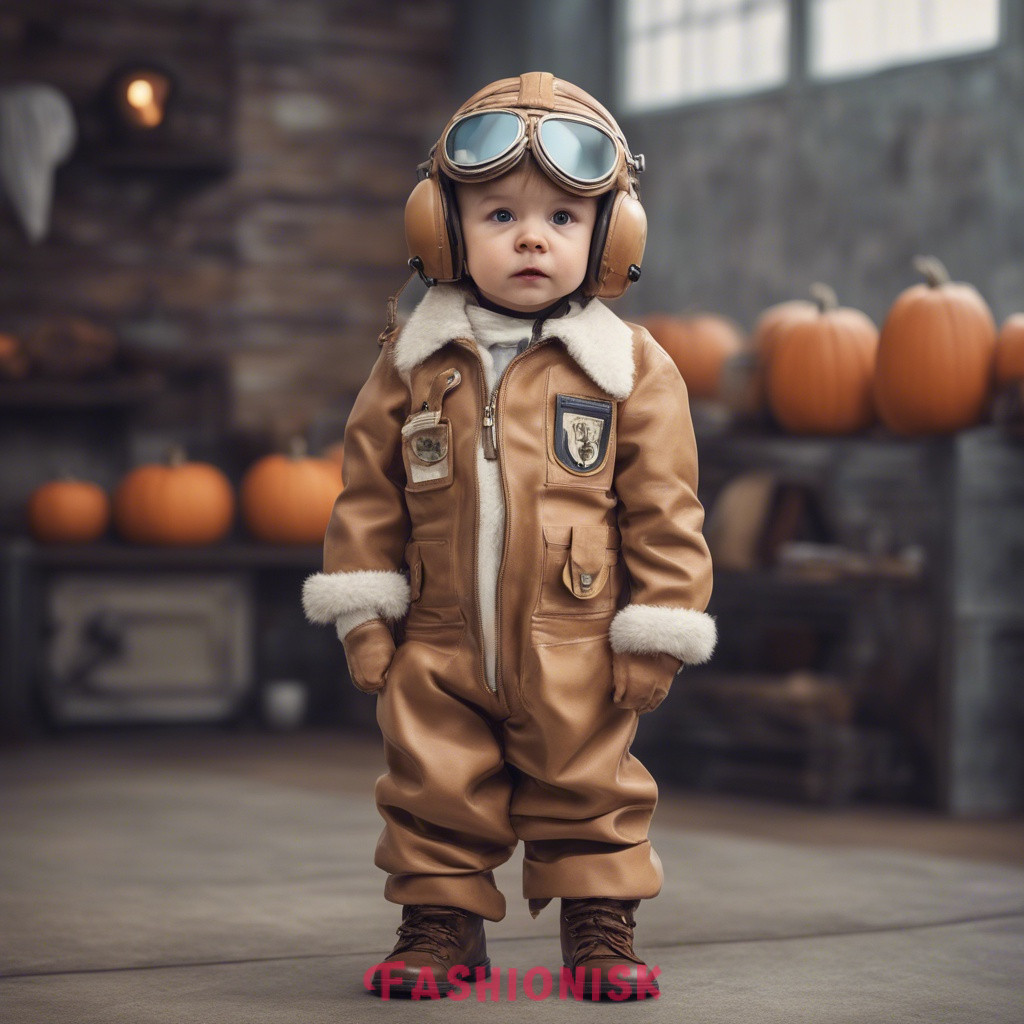 Adorable Aviator Toddler Halloween Costumes
