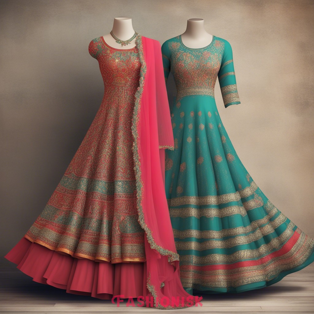 Anarkali Style Suit Garba Dress for Women