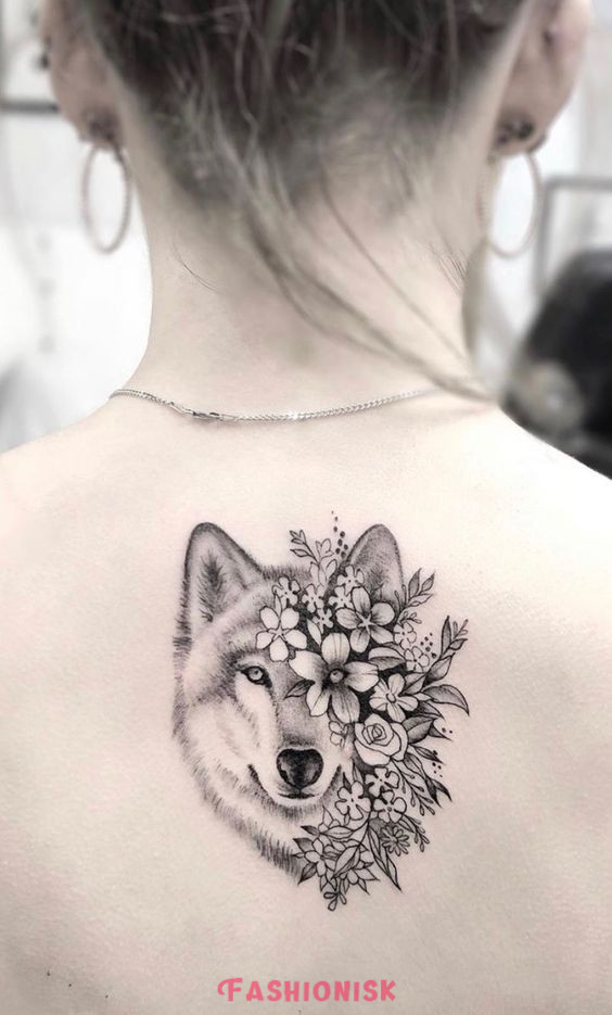 Animal Attraction Neck Tattoos for Women