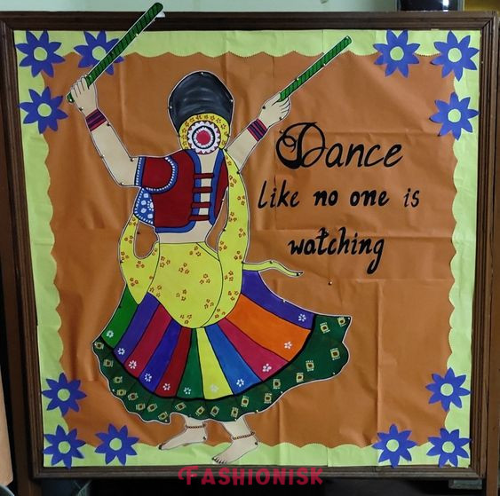 Dandiya Dance Silhouettes
