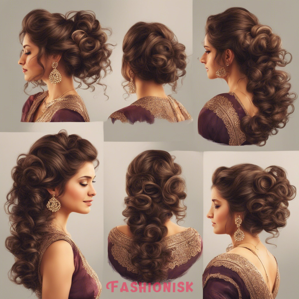 Hair Style for Karwa Chauth