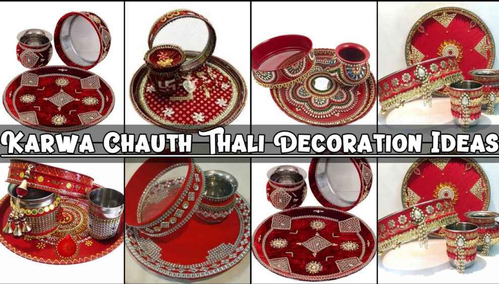 Karwa Chauth Thali Decoration Ideas