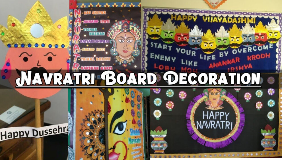 Navratri Board Decoration