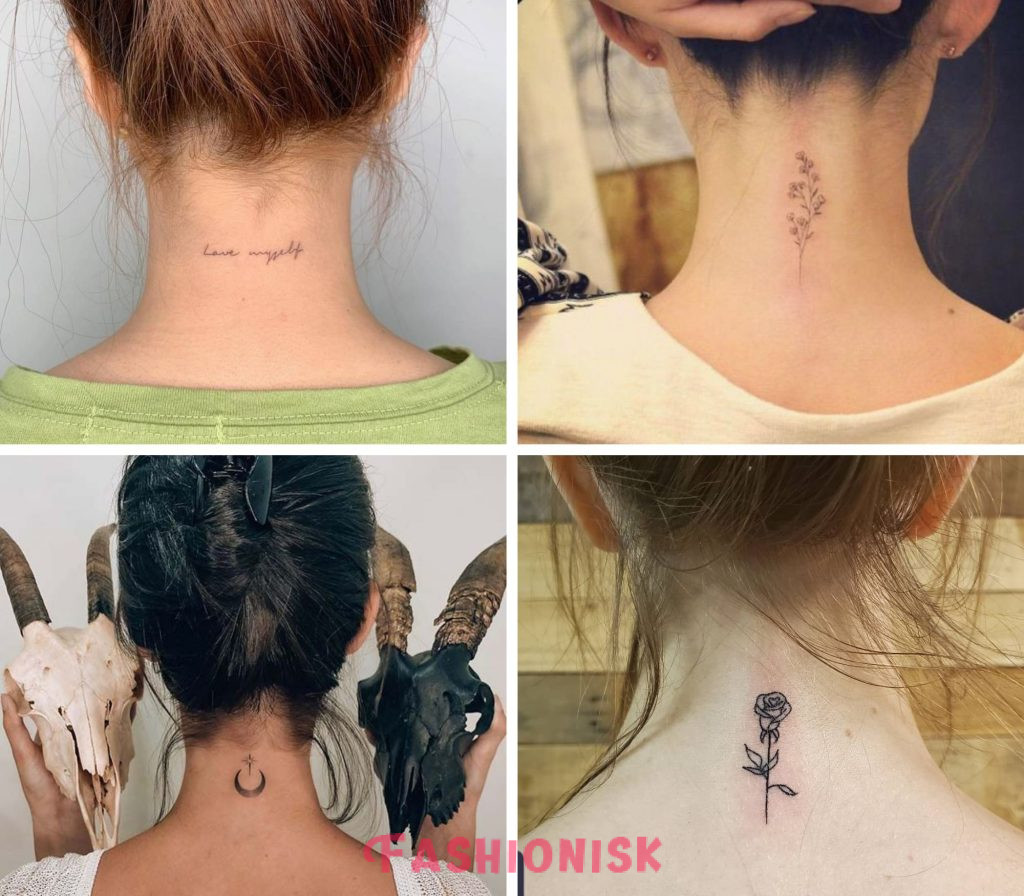 Small Neck Tattoos for Women